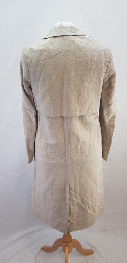 Toast Takara Long Natural Coat Size 8 BNWT