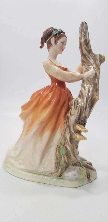 Renaissance Emma Figurine Design Studio Ltd Orange & Yellow Dress VGC