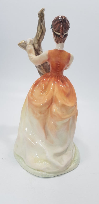 Renaissance Emma Figurine Design Studio Ltd Orange & Yellow Dress VGC