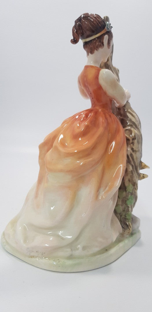 Renaissance Emma Figurine Design Studio Ltd Orange & Yellow Dress VGC