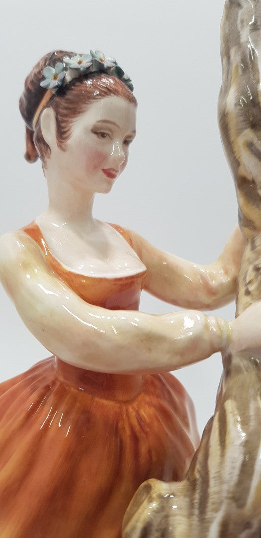 Renaissance Emma Figurine Design Studio Ltd Orange & Yellow Dress VGC