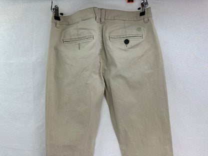 Timberland Beige / Stone Chino Straight Leg Trousers Ladies - Size UK 10