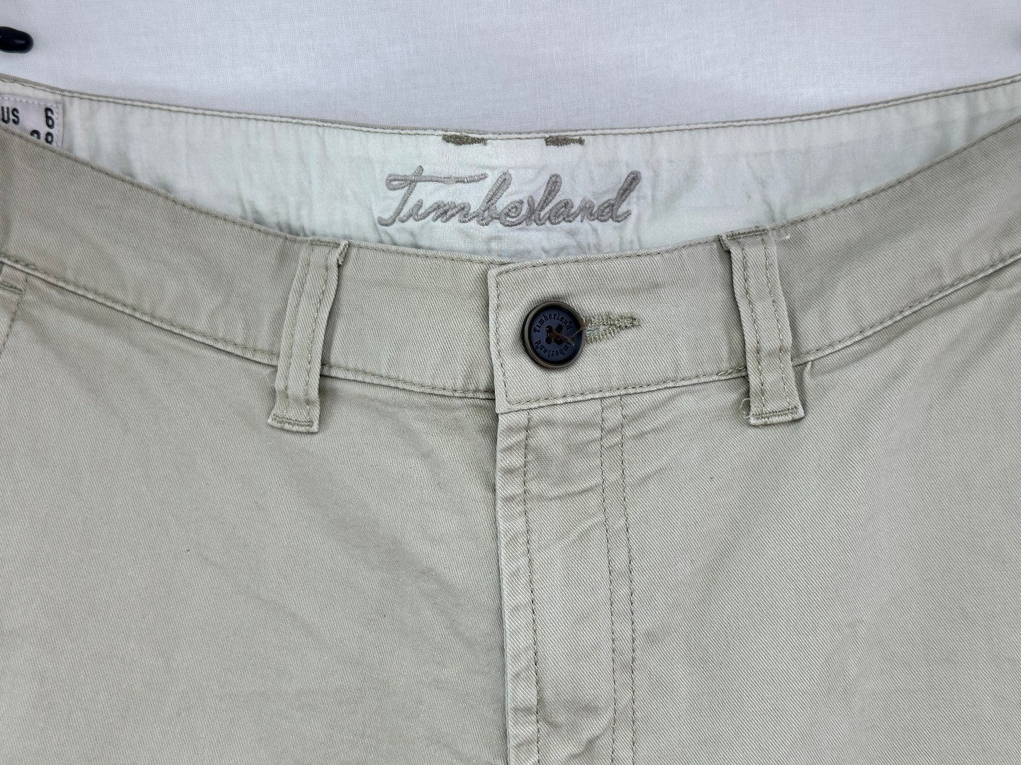 Timberland Beige / Stone Chino Straight Leg Trousers Ladies - Size UK 10