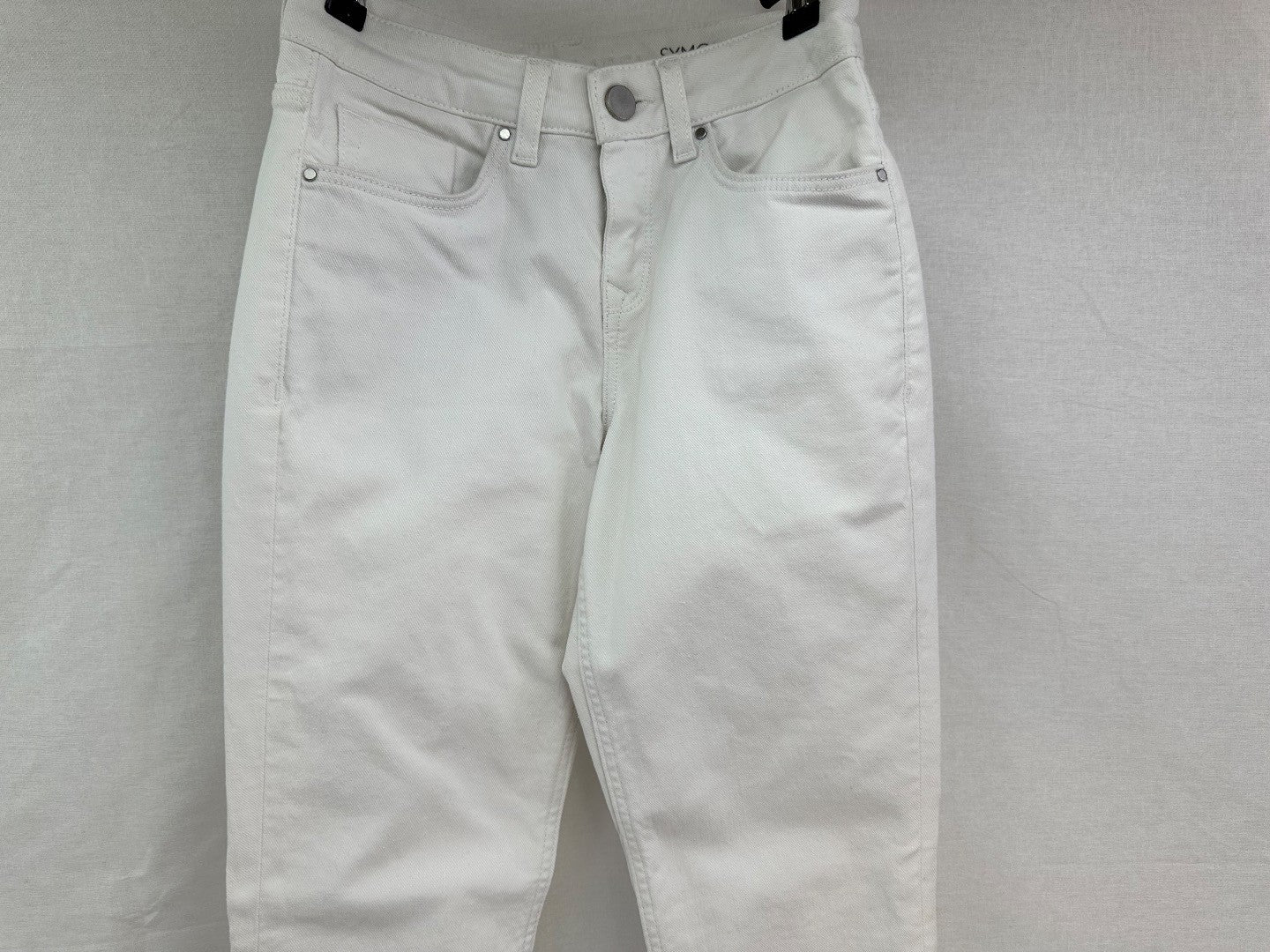 White Label Symons Fit White Jeans Size 6 24W 32L skinny leg VGC