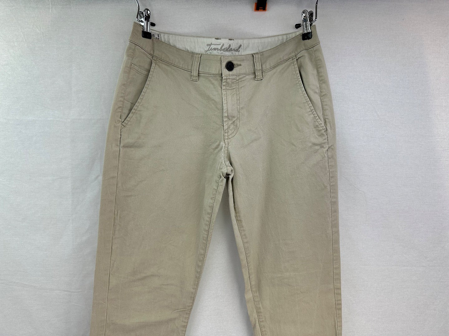 Timberland Beige / Stone Chino Straight Leg Trousers Ladies - Size UK 10