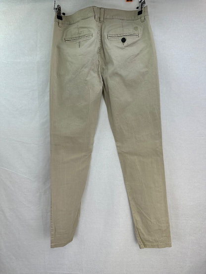 Timberland Beige / Stone Chino Straight Leg Trousers Ladies - Size UK 10