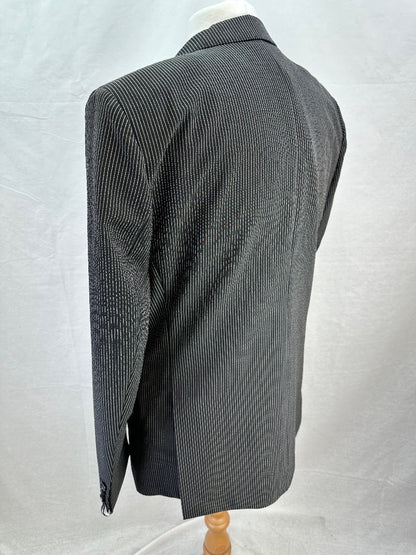 Roy Robson Summer Formal Stripe Jacket - Charcoal - EU Size 52"/UK 42"  -BNWT