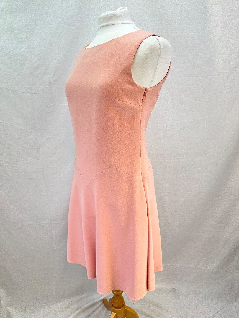 Moschino Boutique Light Pink Knee Length Shift Dress - Size UK 12