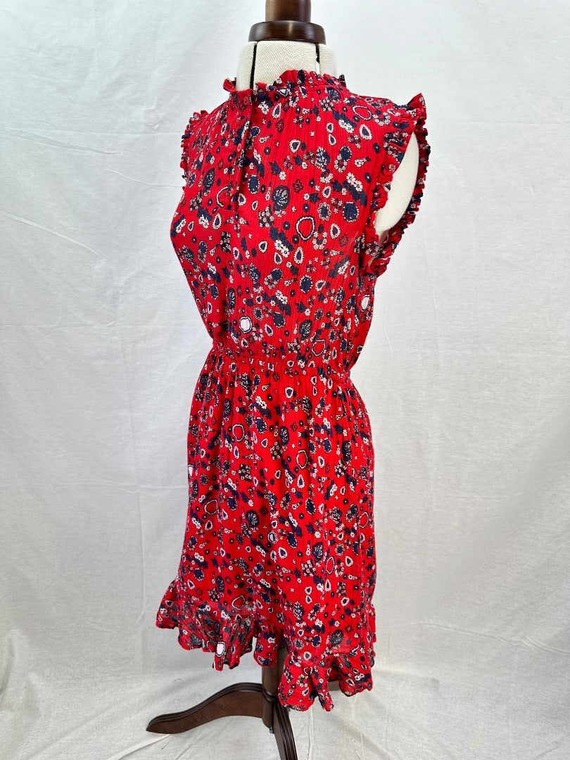 & Other Stories -Paris Atelier - Red Sun Dress - UK Size 8