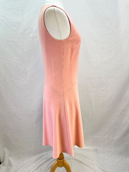 Moschino Boutique Light Pink Knee Length Shift Dress - Size UK 12