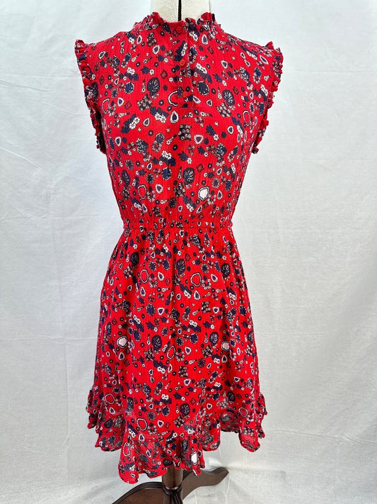 & Other Stories -Paris Atelier - Red Sun Dress - UK Size 8