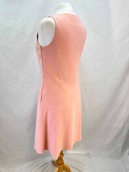 Moschino Boutique Light Pink Knee Length Shift Dress - Size UK 12