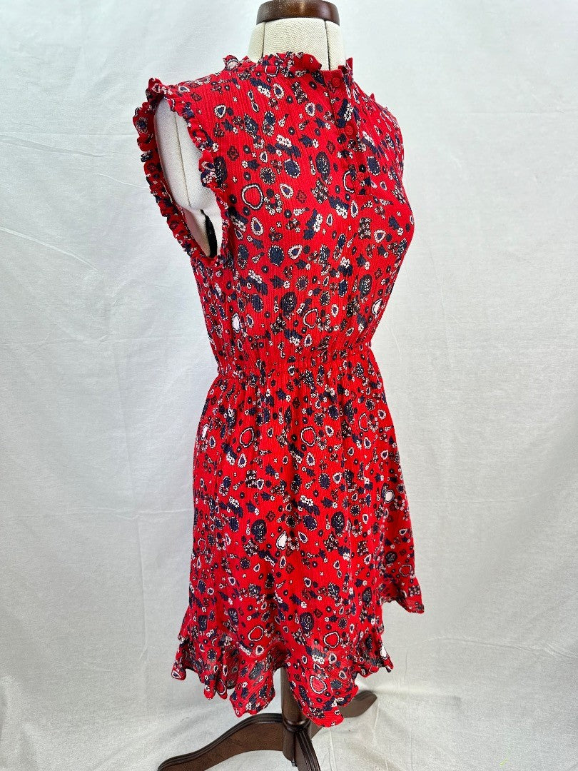 & Other Stories -Paris Atelier - Red Sun Dress - UK Size 8