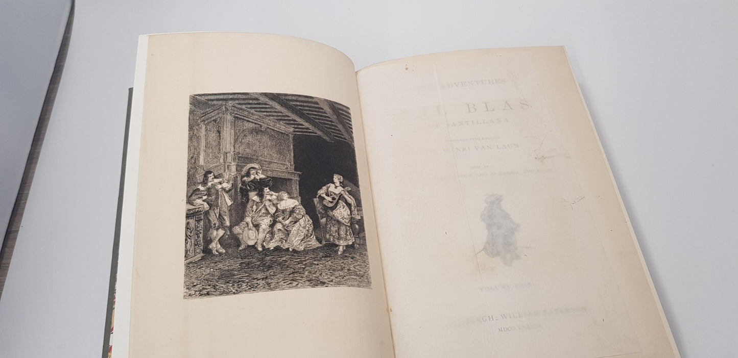 Gil Bas Lasage Volumes I-III 1886 William Paterson Hardback VGC