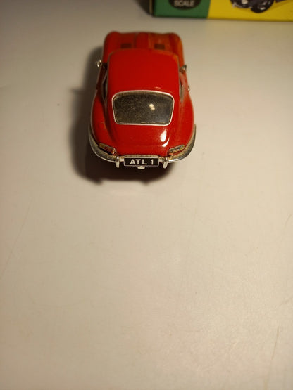 Atlas Editions Jaguar E-Type, 1:43 Red Model Car with Box