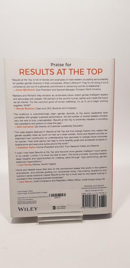 Results at the Top By Barbara Annis and Richard Nesbitt Hardback Excellent Condition