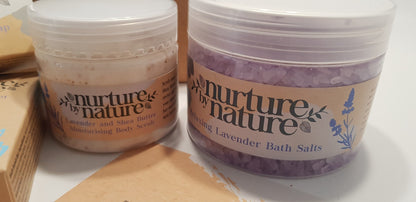 Nurture by Nature Botanicals Gift Set x4 items Time To Relax  New - Incomplete.