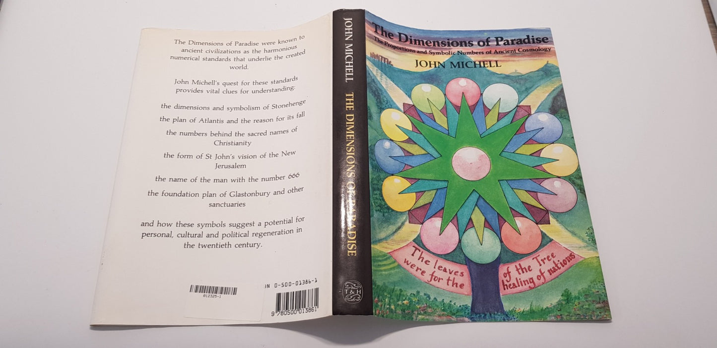 The Dimensions of Paradise by John Michell Hardback  Vintage Excellent Condition