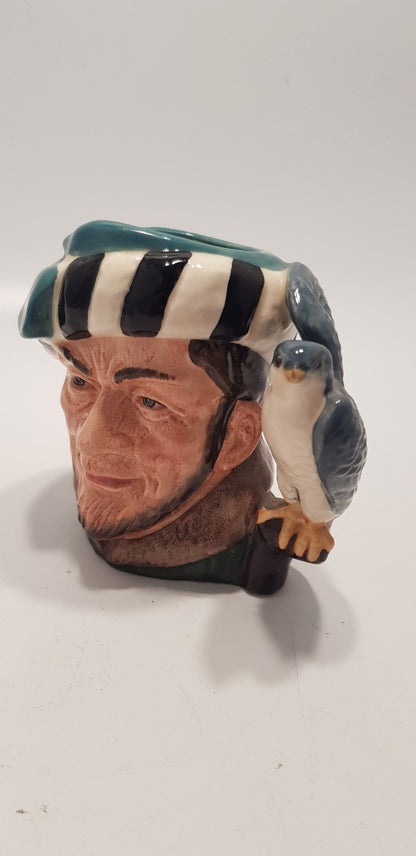 Royal Doulton D6540 The Falconer Miniature Jug 4" Tall Excellent Condition