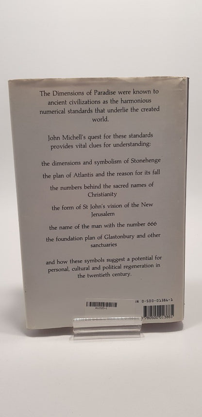 The Dimensions of Paradise by John Michell Hardback  Vintage Excellent Condition