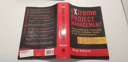 Extreme Project Management By Doug DeCarlo Hardback VGC