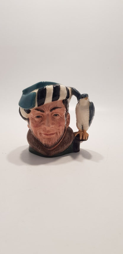 Royal Doulton D6540 The Falconer Miniature Jug 4" Tall Excellent Condition