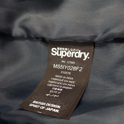 Superdry Leather Jacket - Men's - Brown -  Superdry Size 2XL (M/L)