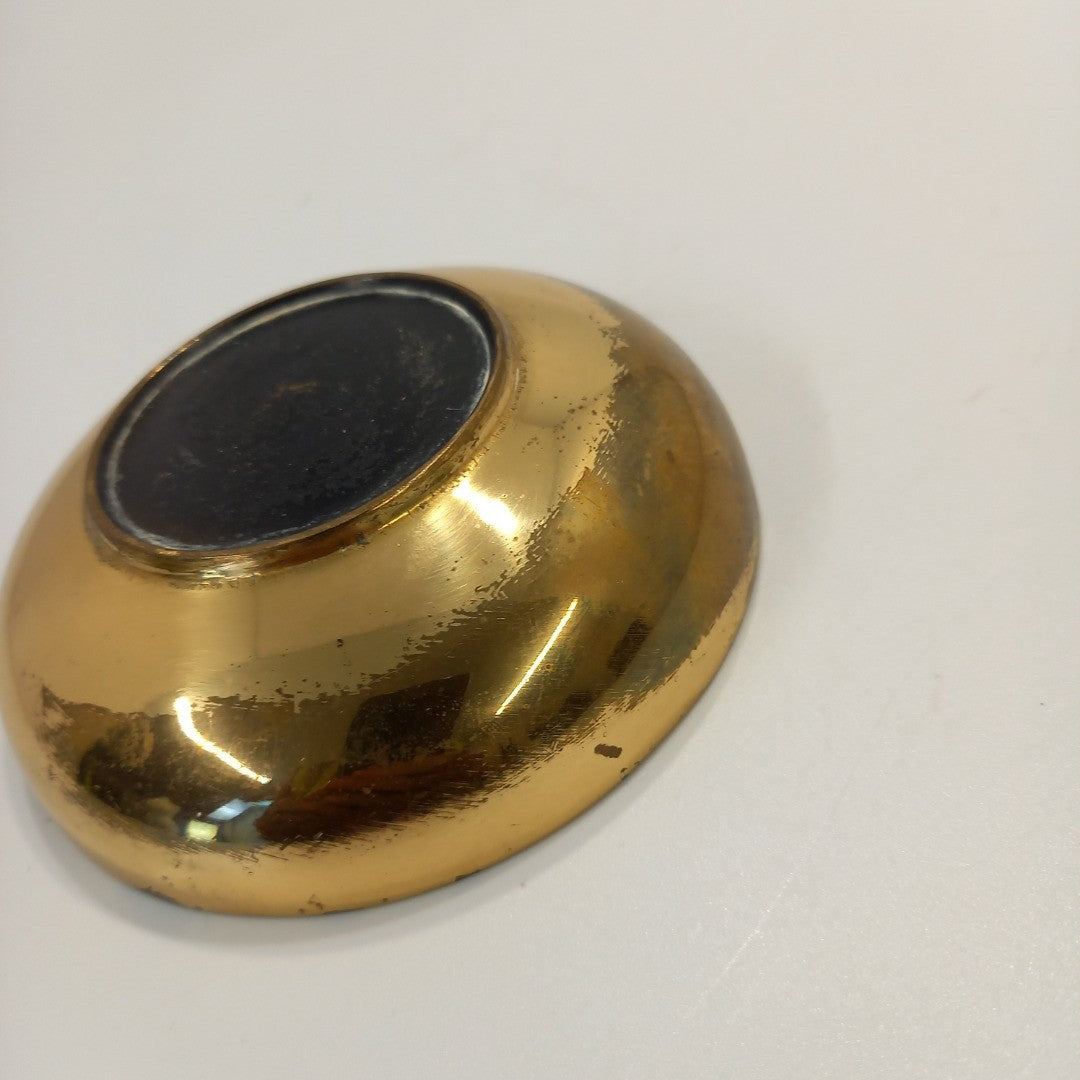 Tibetan Small Solid Brass Bowl -Trinket - 4"