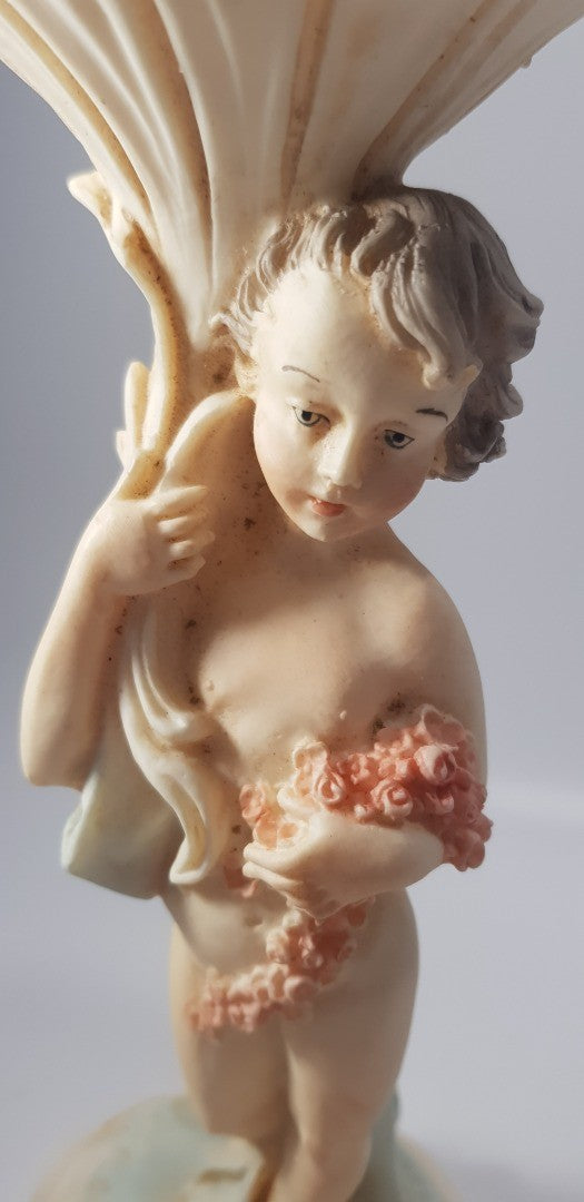 Aquasantry Alabaster Powder Figurine By FARO Vintage VGC