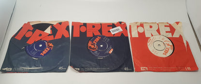 T-Rex 7" Vinyl  Bundle x3 Good Condition