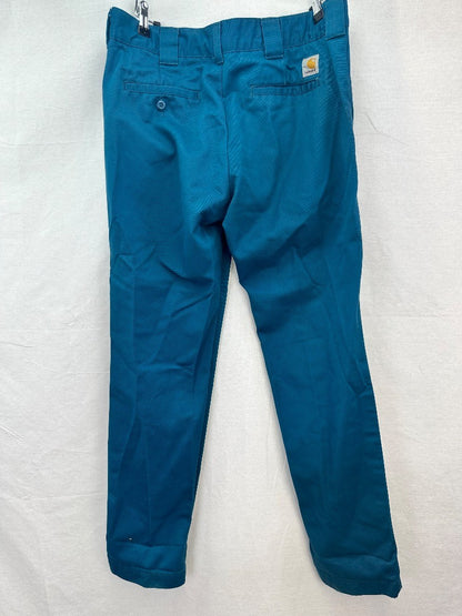 Carhartt Teal Green Wip Trousers 30W 32L VGC