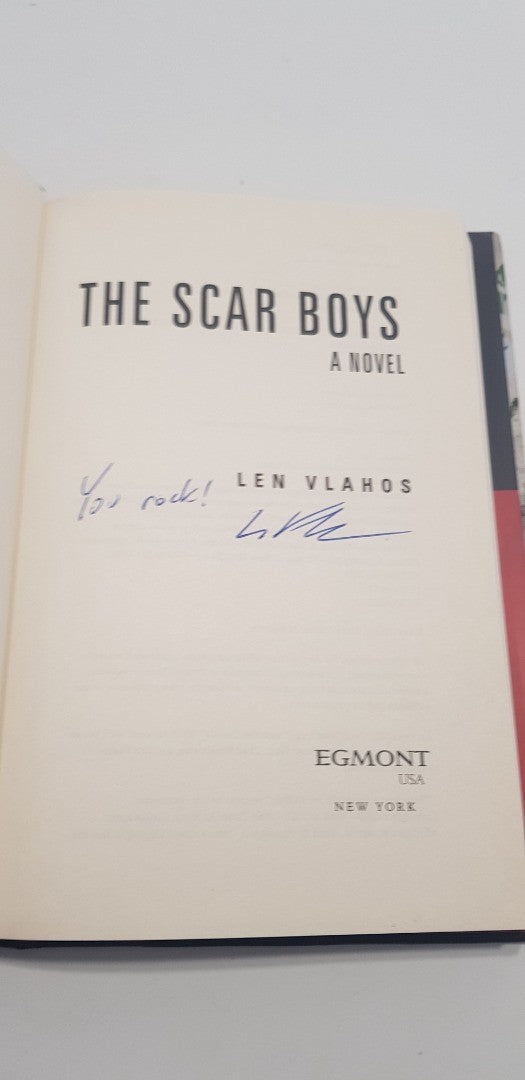 The Scar Boys By Len Vlahos Hardback Signed Excellent Condition