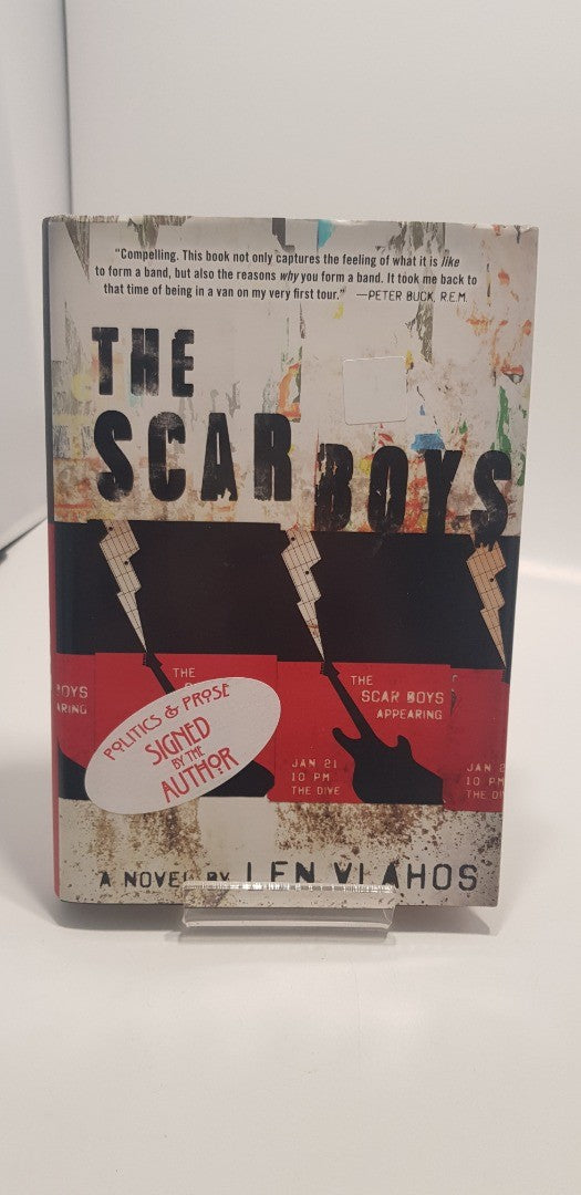 The Scar Boys By Len Vlahos Hardback Signed Excellent Condition