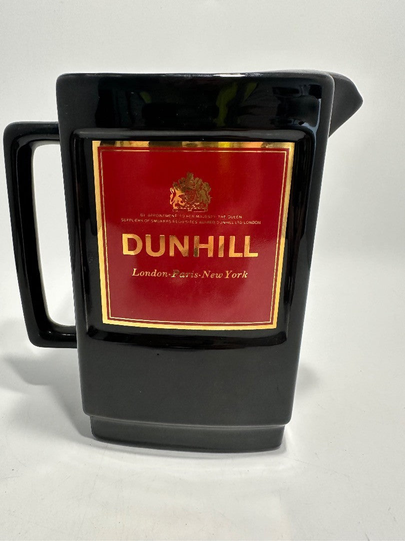 Rare Vintage Dunhill Ceramic Water Jug Black & Red Wade PM