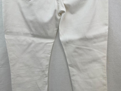 Weekend MaxMara Cropped Capri Flare White Jeans W19 Size 10 VGC