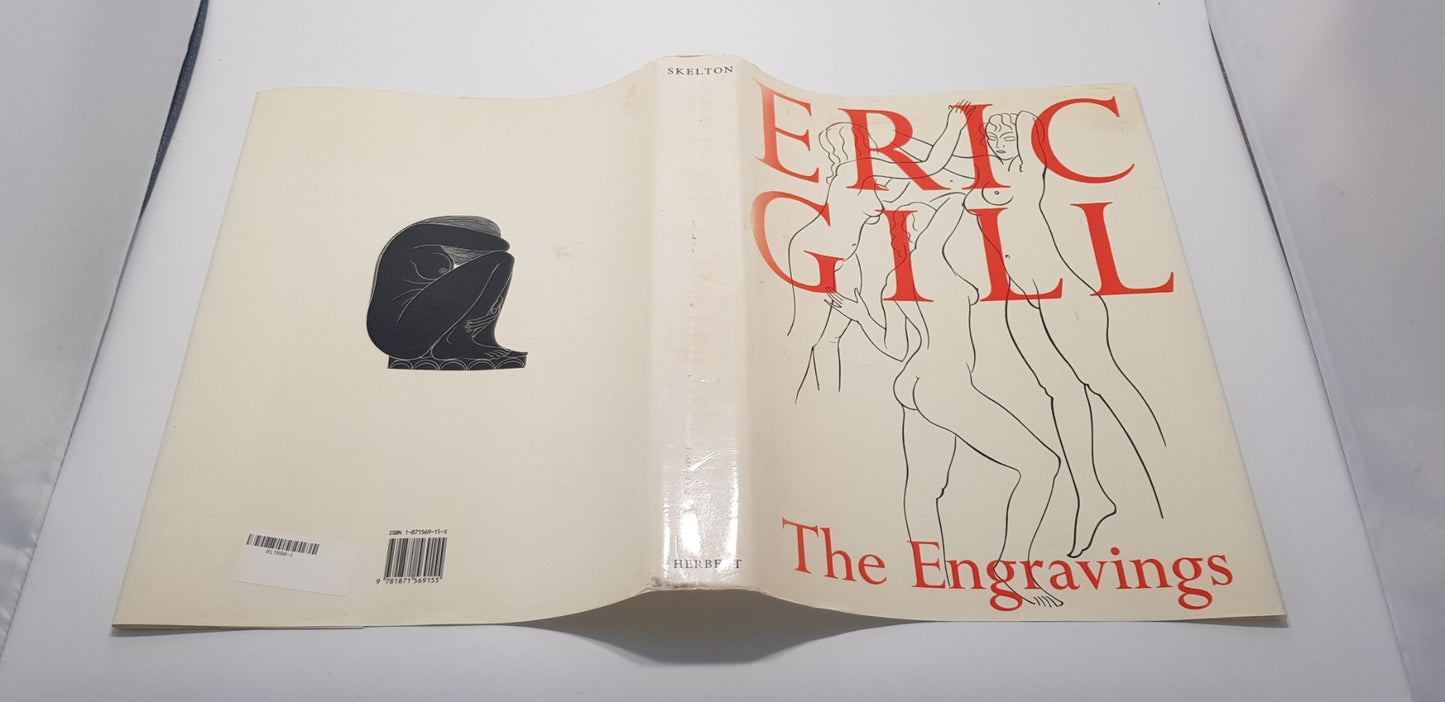 Eric Gill: The Engravings Hardcover 1990 The Herbert Press Vintage  VGC