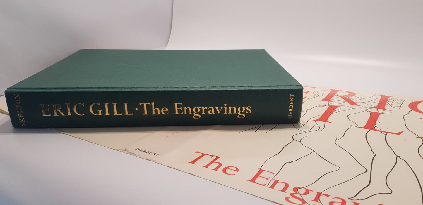 Eric Gill: The Engravings Hardcover 1990 The Herbert Press Vintage  VGC