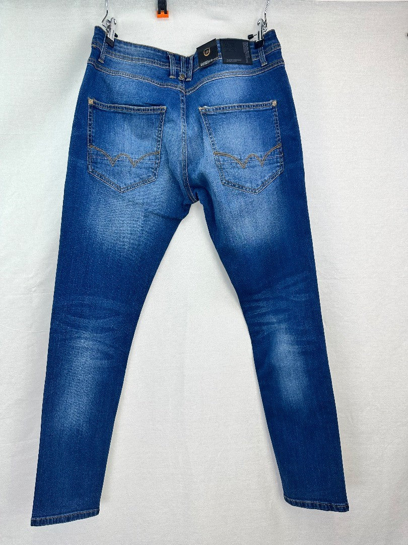 Duck & Cover Blue Slim Fit Mens Jeans 34W32L BNWT