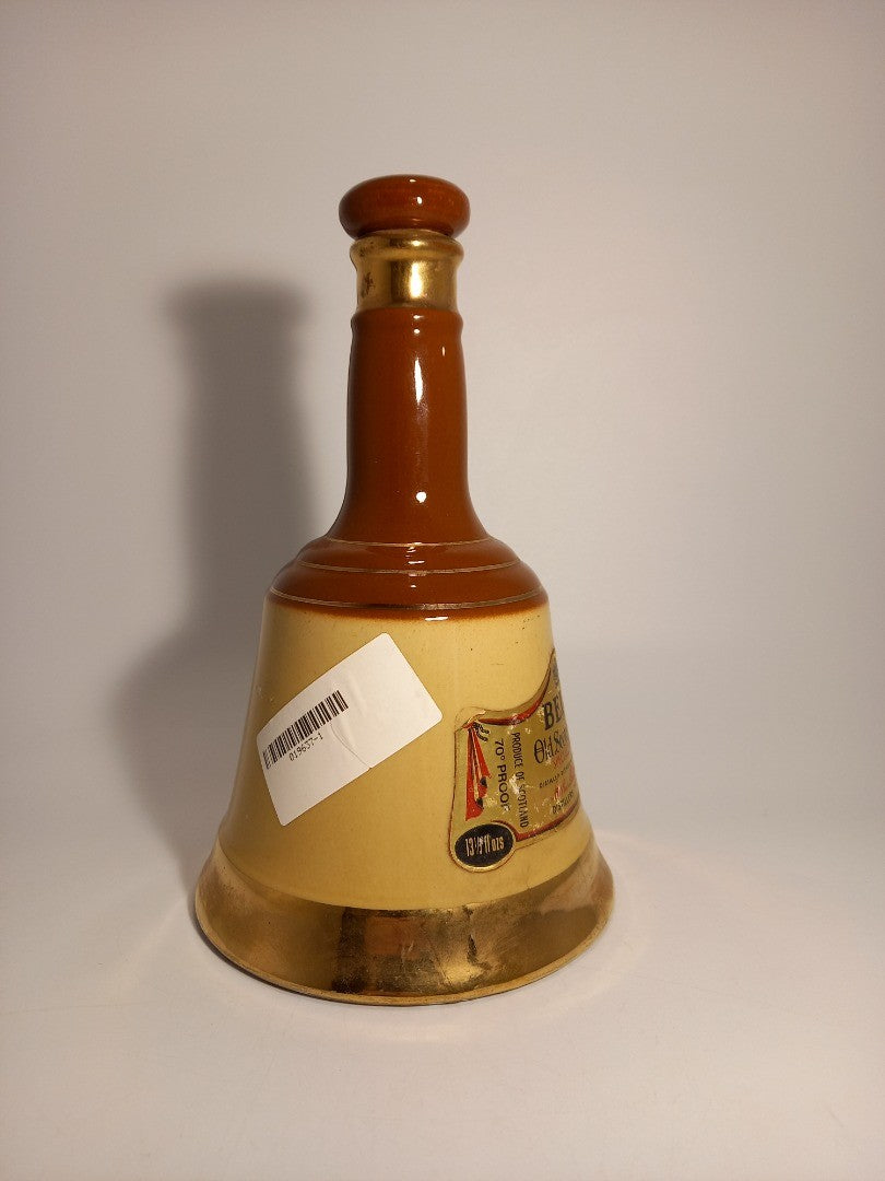 Bell's Old Scotch Whiskey, Bell Shaped Vintage Empty Bottle / Decanter 13 fl oz