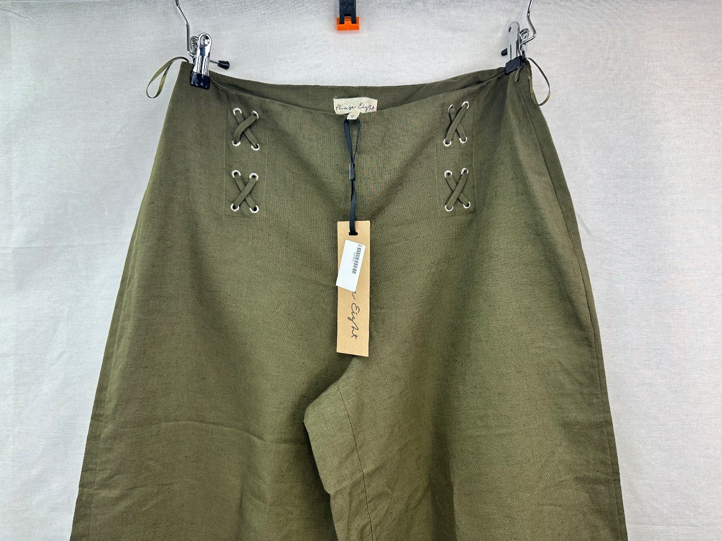 Phase Eight Khaki Wide-Leg Coulotte Size 12 BNWT