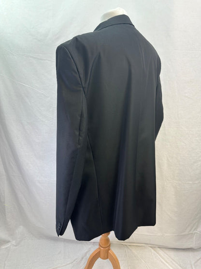 William & Brown Black Evening Blazer Size 56L Regular Fit VGC