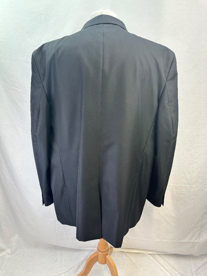 William & Brown Black Evening Blazer Size 56L Regular Fit VGC