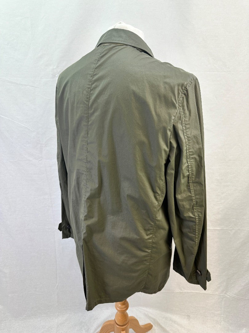 Jaeger Green Waterproof Jacket Size L VGC