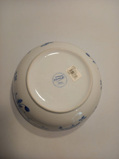 Wedgwood Mikado Bowl Large, Home Blue and White Floral Round Serving Dish