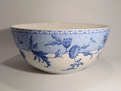 Wedgwood Mikado Bowl Large, Home Blue and White Floral Round Serving Dish