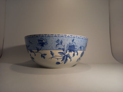 Wedgwood Mikado Bowl Large, Home Blue and White Floral Round Serving Dish