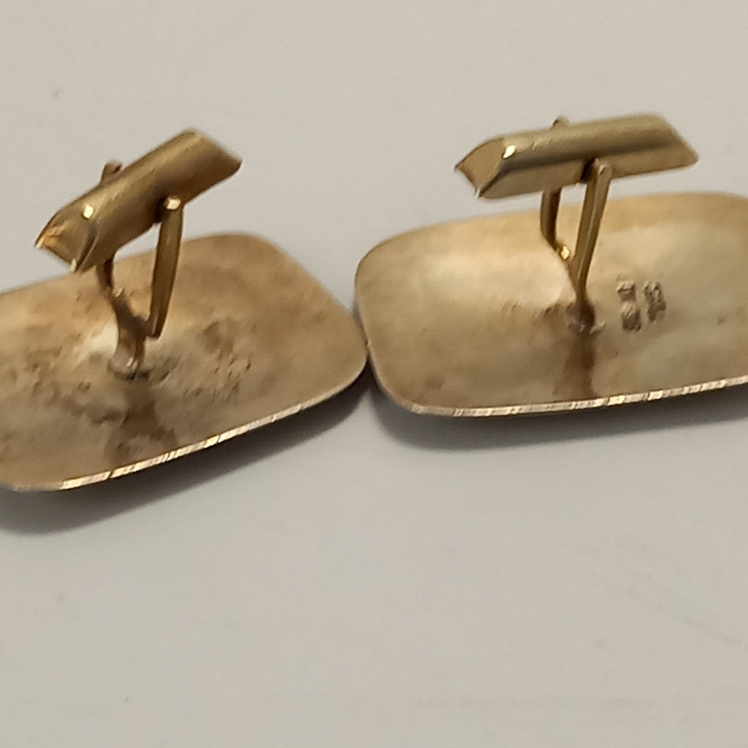 Alpaca Cufflinks - Mexico - Silver Hallmarked. -