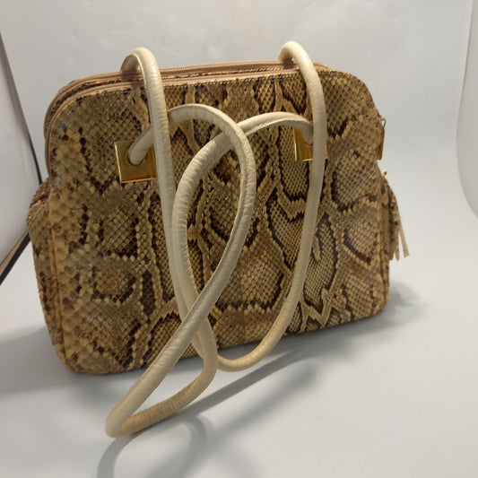 Bol-Perdix Snakeskin Vintage Handbag with Dust Bag