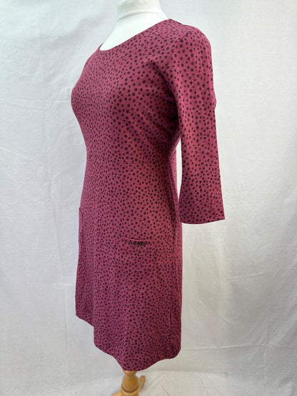 Weird Fish Mulled Wine Jersey Dress Size 12 BNWT