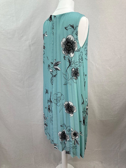 Fair Lady Aqua Green Floral Dress Size 10 BNWT